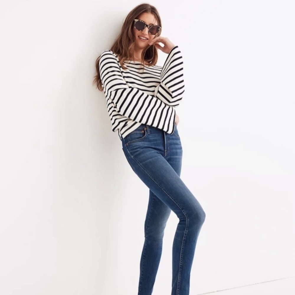 Madewell Women's Skinny Jeans in Dark Blue